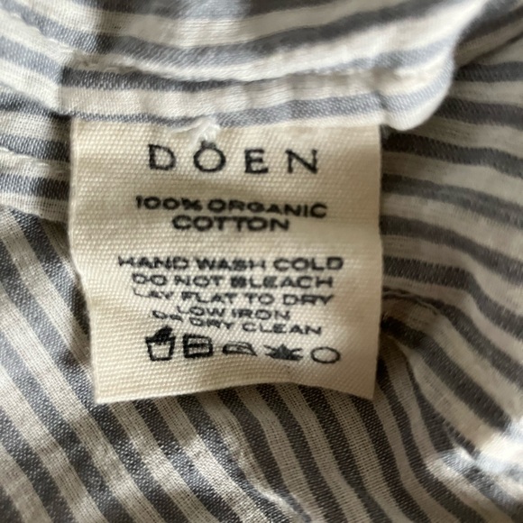 DÔEN Lydia Savoie Stripe Cottagecore Top - Size XL - Picture 9 of 10